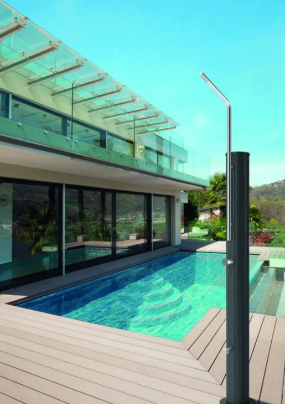 GRE POOLS - Douche solaire aluminium 30l