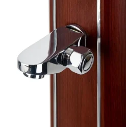 GRE POOLS - Douche solaire aluminium carrée aspect bois 32 litres