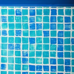 GRE POOLS - Liner 0,50 bleu grésite piscine ovale 5,00m x 3,00m x 1,32m