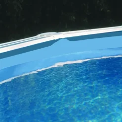 GRE POOLS - Liner 0,4 bleu uni piscine ronde diam. Ø4,60m x h1,32m