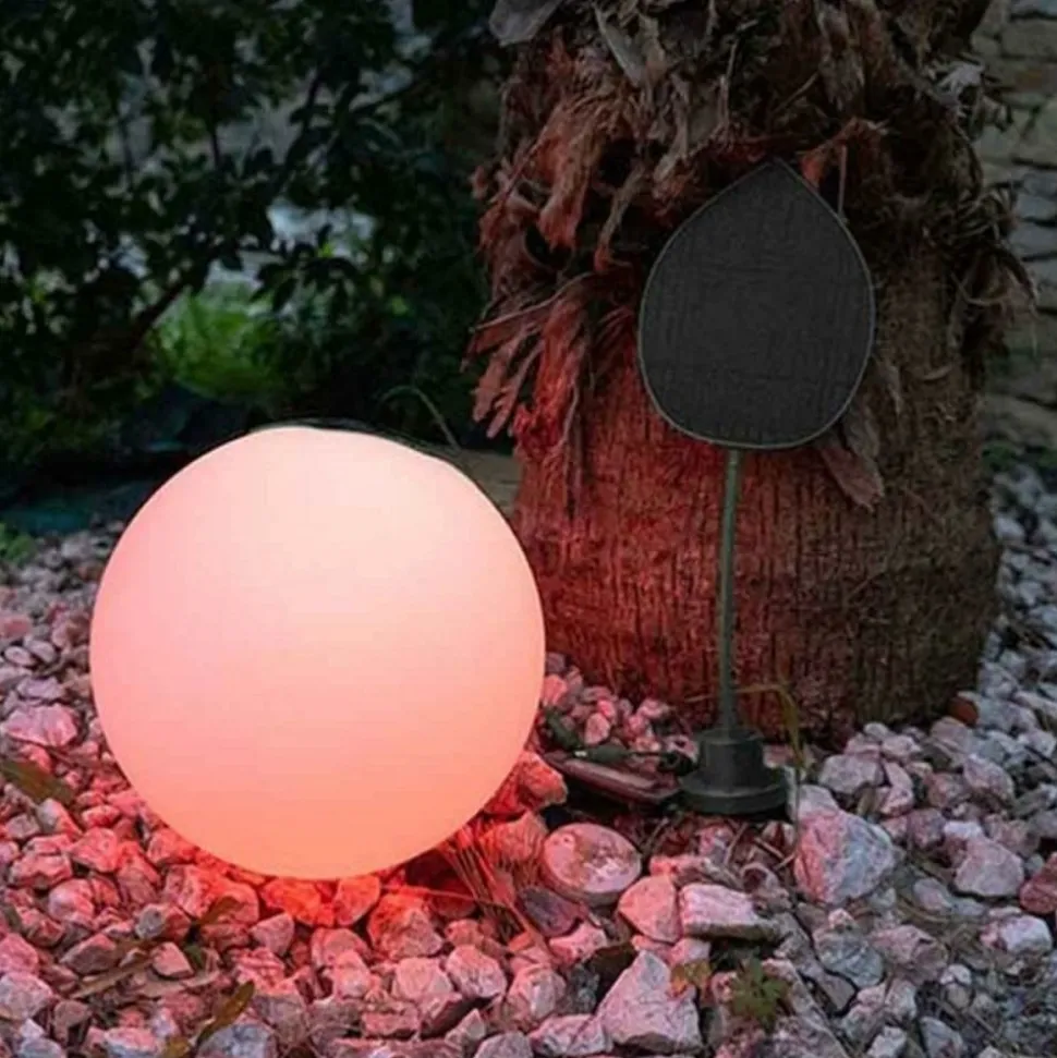GUIRLED - Sphere solaire et secteur 50 led multicolore
