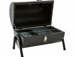 HABITAT ET JARDIN - Barbecue charbon de bois portable "captain" - 42 x 27 x 43 cm - noir