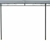 HABITAT ET JARDIN - Pergola adossée inclinée en métal - 3 x 2.5 m - gris