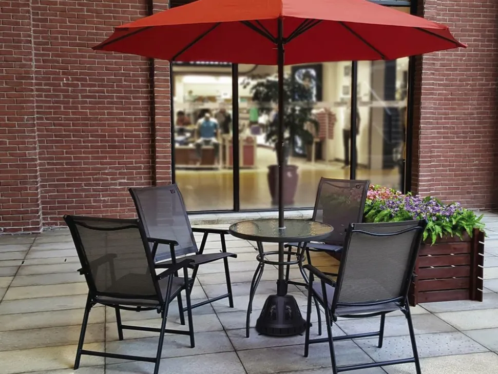 HABITAT ET JARDIN - Pied chauffant de parasol "colas" 1500w - noir