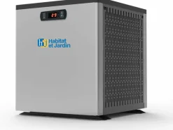 HABITAT ET JARDIN - Piscine bois " miami 130 " - 4.86 x 3.36 x 1.30 m + mini pompe à chaleur - puissance 3.5 kw