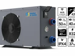 HABITAT ET JARDIN - Pompe à chaleur - puissance 6.1kw - boitier wi-fi inclus