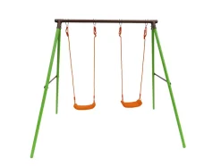 HABITAT ET JARDIN - Portique acier "polo" - 1.95m - 2 agrès