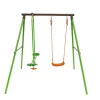 HABITAT ET JARDIN - Portique acier "lola" - 1.96m - 2 agrès