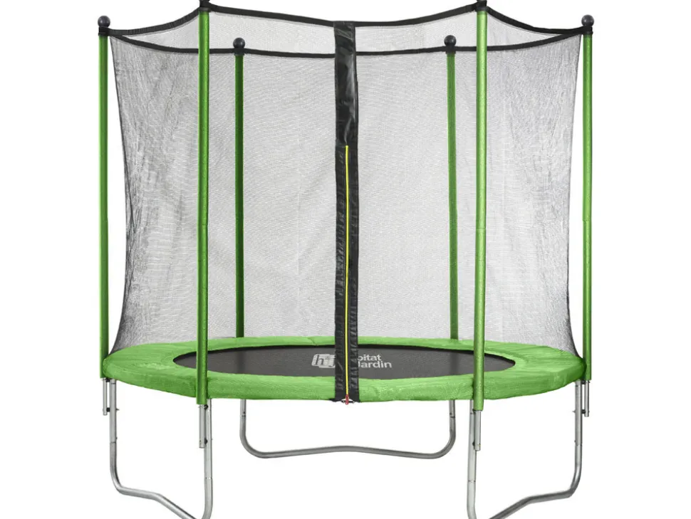 HABITAT ET JARDIN - Trampoline " yoopi " - ø 2.44 m - vert