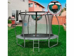 HABITAT ET JARDIN - Trampoline avec filet intérieur "jumper" - ø 3,05 - gris