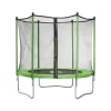 HABITAT ET JARDIN - Trampoline "yoopi" - ø 1.8 m - avec filet + echelle + couverture + kit d'ancrage
