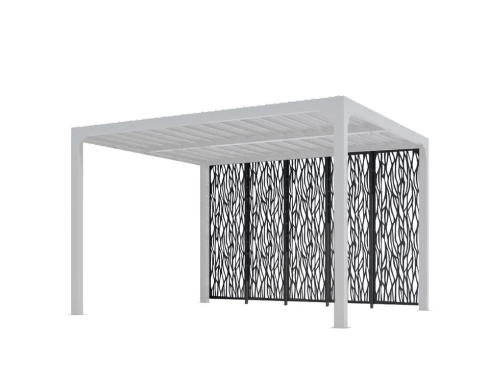 HABRITA - Habrita panneaux moucharabieh en acier pour pergola bioclimatique per 3630 bi ou per 3660 bi - perbim36