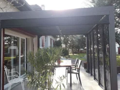 HABRITA - Habrita pergola bioclimatique 10.80m² gris anthracite - per36m30rbi