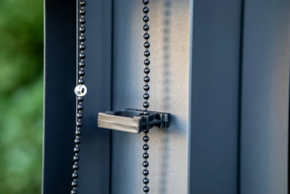 HABRITA - Habrita rideau pour pergola bioclimatique gris - per bi r31