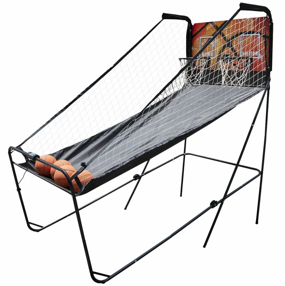 HAPPY GARDEN - Jeu de basket-ball arcade pliante double panier