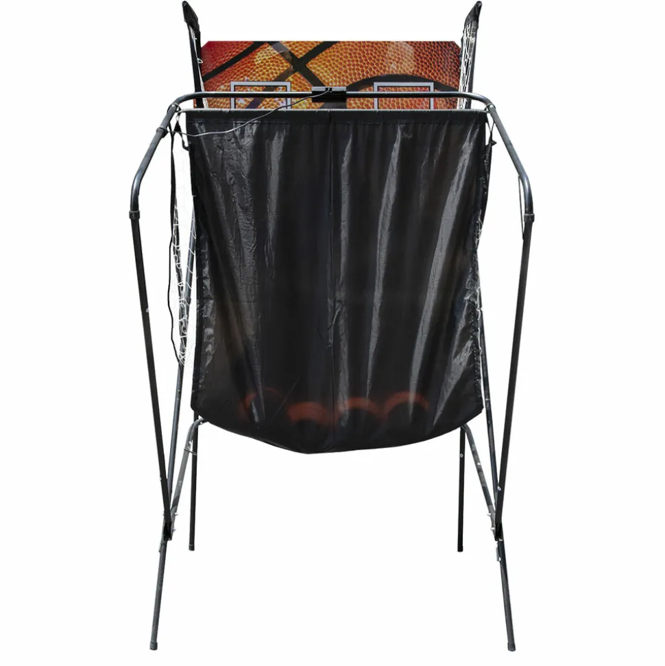 HAPPY GARDEN - Jeu de basket-ball arcade pliante double panier