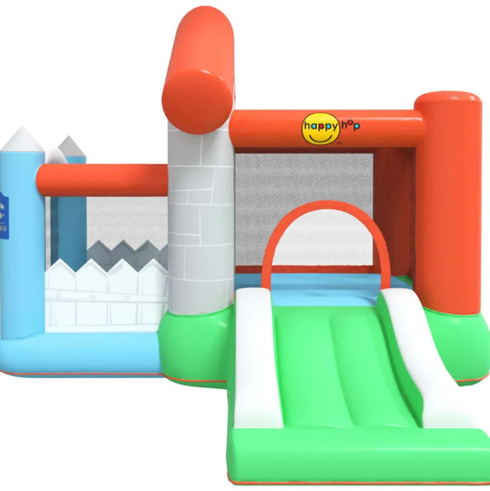 HAPPY HOP - Château gonflable avec toboggan 272x257x220 cm pvc