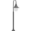 HELLOSHOP26 - Lampadaire de jardin e27 120 cm aluminium bronze marron