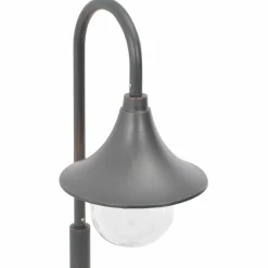 HELLOSHOP26 - Lampadaire de jardin e27 120 cm aluminium bronze marron
