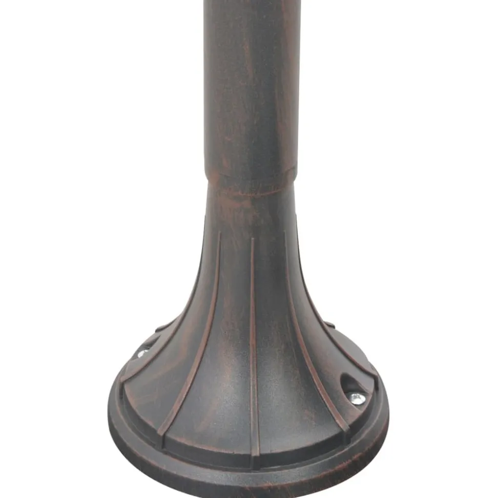 HELLOSHOP26 - Lampadaire de jardin e27 120 cm aluminium bronze marron