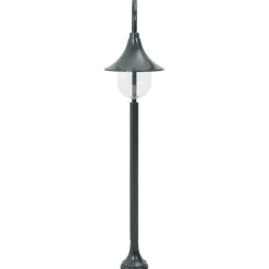 HELLOSHOP26 - Lampadaire de jardin e27 120 cm aluminium foncé vert
