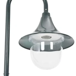HELLOSHOP26 - Lampadaire de jardin e27 120 cm aluminium foncé vert