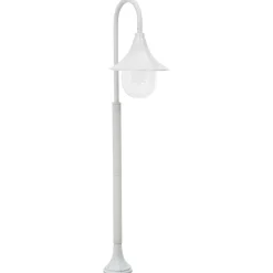 HELLOSHOP26 - Lampadaire de jardin e27 120 cm aluminium blanc