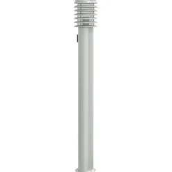 HELLOSHOP26 - Lampadaire d'extérieur et sortie argenté 110 cm acier inoxydable argent