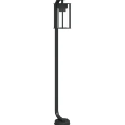 HELLOSHOP26 - Lampadaire d'extérieur 100 cm acier inoxydable noir