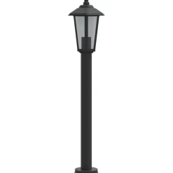 HELLOSHOP26 - Lampadaire d'extérieur 80 cm acier inoxydable noir