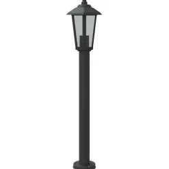 HELLOSHOP26 - Lampadaire d'extérieur 80 cm acier inoxydable noir
