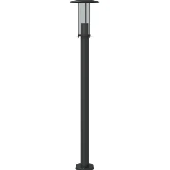 HELLOSHOP26 - Lampadaire d'extérieur 100 cm acier inoxydable noir