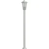 HELLOSHOP26 - Lampadaire d'extérieur argenté 120 cm acier inoxydable argent
