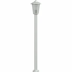 HELLOSHOP26 - Lampadaire d'extérieur argenté 120 cm acier inoxydable argent