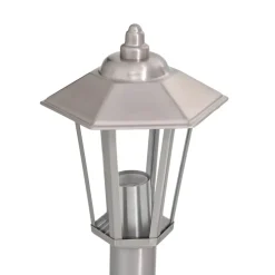 HELLOSHOP26 - Lampadaire d'extérieur argenté 120 cm acier inoxydable argent