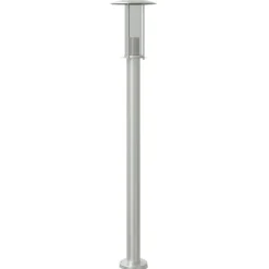 HELLOSHOP26 - Lampadaire d'extérieur argenté 100 cm acier inoxydable argent