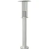 HELLOSHOP26 - Lampadaire d'extérieur argenté 60 cm acier inoxydable argent