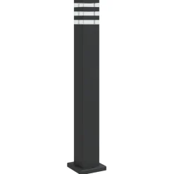HELLOSHOP26 - Lampadaire d'extérieur 80 cm aluminium noir