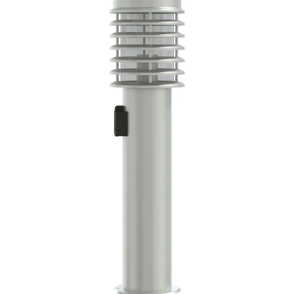 HELLOSHOP26 - Lampadaire d'extérieur et sortie argenté 60 cm acier inoxydable argent