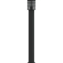 HELLOSHOP26 - Lampadaire d'extérieur 110 cm acier inoxydable noir