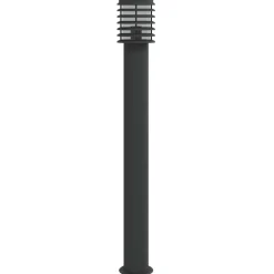 HELLOSHOP26 - Lampadaire d'extérieur 110 cm acier inoxydable noir