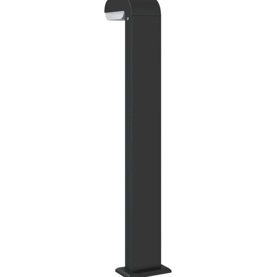 HELLOSHOP26 - Lampadaires d'extérieur 3 pcs aluminium moulé sous pression noir