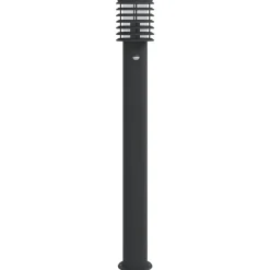 HELLOSHOP26 - Lampadaires d'extérieur et capteurs 3 pcs acier inoxydable noir