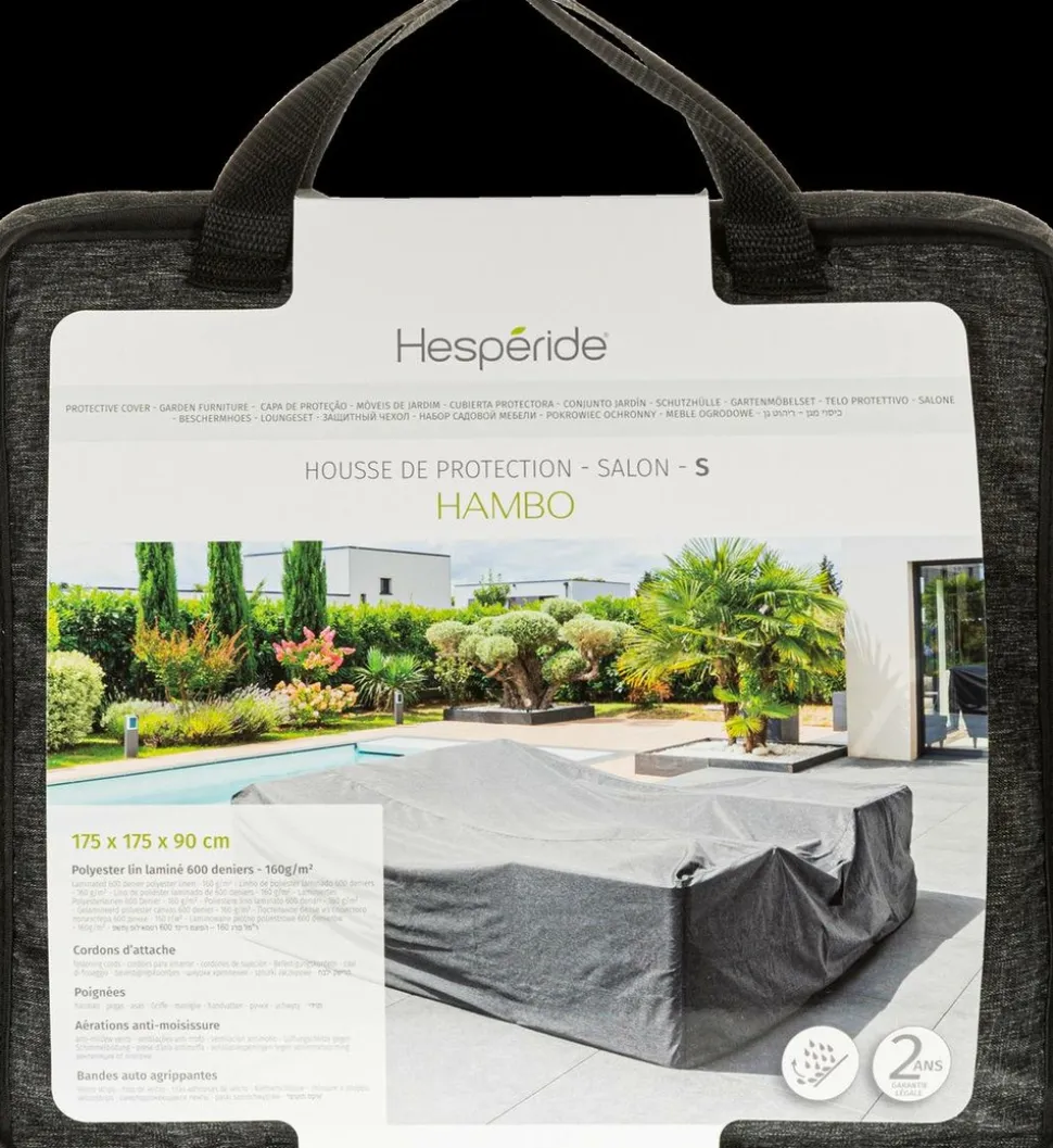 HESPÉRIDE - Housse de protection "hambo" pour salon s 175x175x90cm en polyester