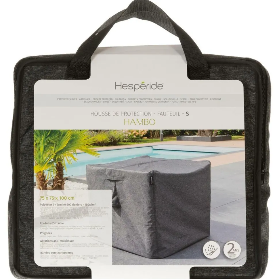 HESPÉRIDE - Housse de protection "hambo" pour fauteuil s 100x75x75cm en polyester