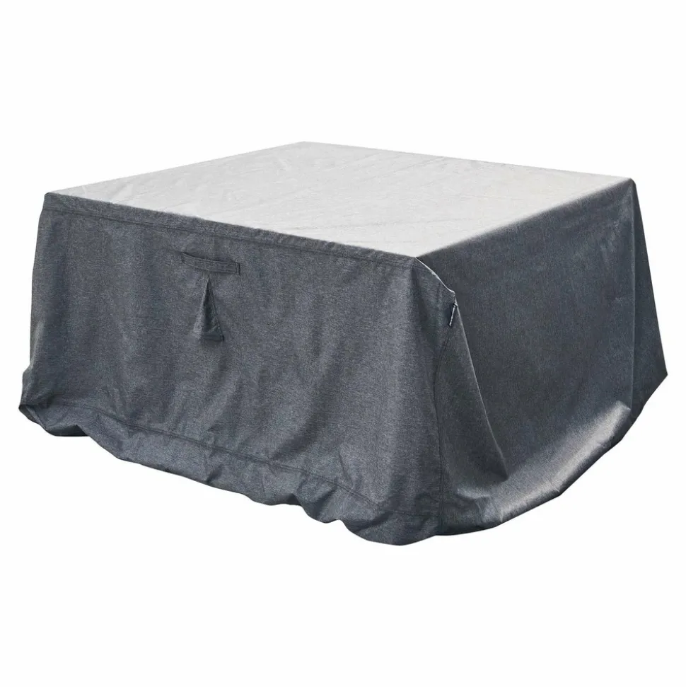 HESPÉRIDE - Housse de table rectangulaire m - 225 x 125 x 80 cm - gris foncé