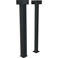 HESPÉRIDE - Kit de 2 poteaux d angle pour pergola bioclimatique "majaé" 3,6x3,6m