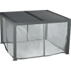 HESPÉRIDE - Moustiquaire pour pergola bioclimatique "majaé" 1 set de 4 rideaux
