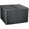 HESPÉRIDE - Rideaux pour pergola bioclimatique "majaé" 1 set de 4 rideaux pour tonnelle 3,6x3,6m