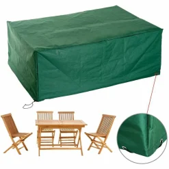 HOMCOM - Housse de protection pour salon de jardin - L.210 x l.140 x H.80 cm